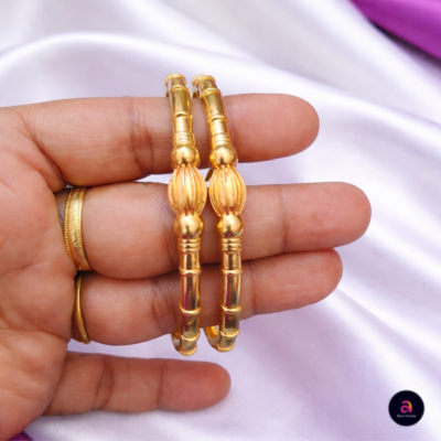 Heritage Panchaloga Impon Gold-Look Bangle(size:2.2,2.4,2.6,2.8,2.10)