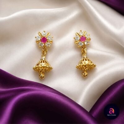 gold p metalated earrings affordable