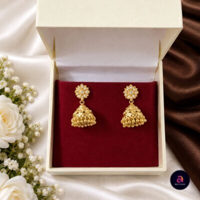 ✨ Elegant Floral Designer Jhumka
