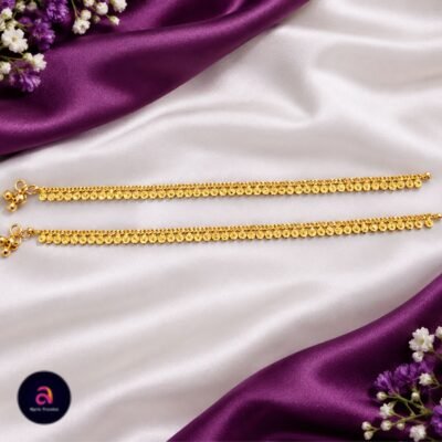 every day,womens  -gold plated anklets (kolusu) size-9