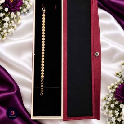 gold plated chain braclet for womens
