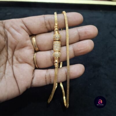 white stone mugapu chain 24 inch