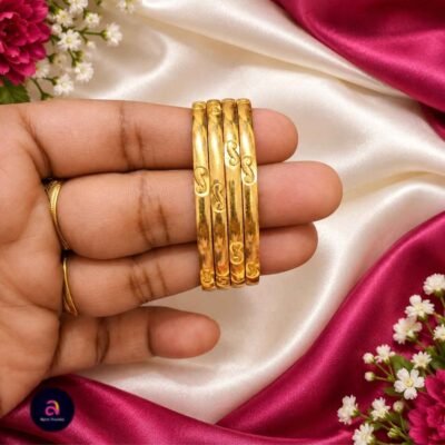 panchaloga impon kids bangle collection -1
