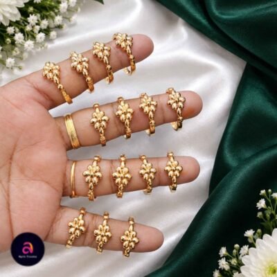 impon flower ring 1pc