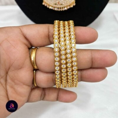 impon full white stone bangle (2.4,2.6,2.8)